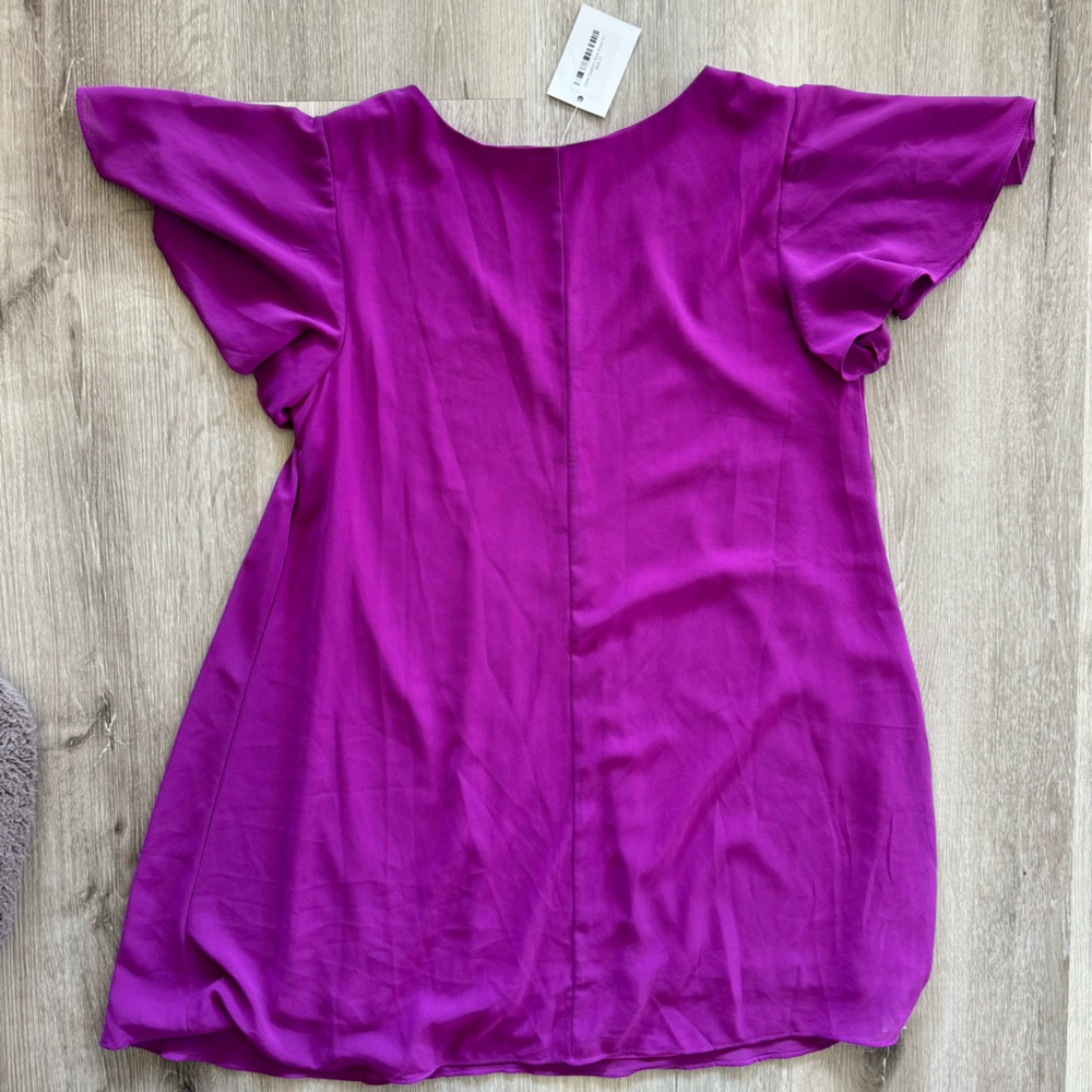 Sz L Caramela flutter sleeve dress - Picture 2 of 8